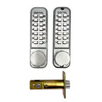 2430 Double Sided Tubular Mortice Latch back to back Digital Lock