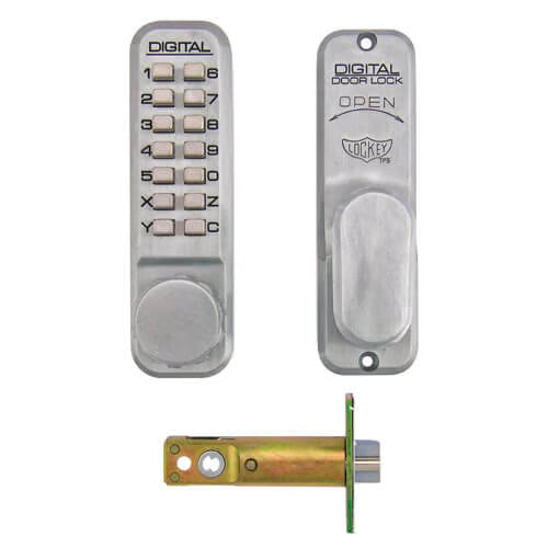 2435 Tubular Mortice Latch Digital Lock With Holdback