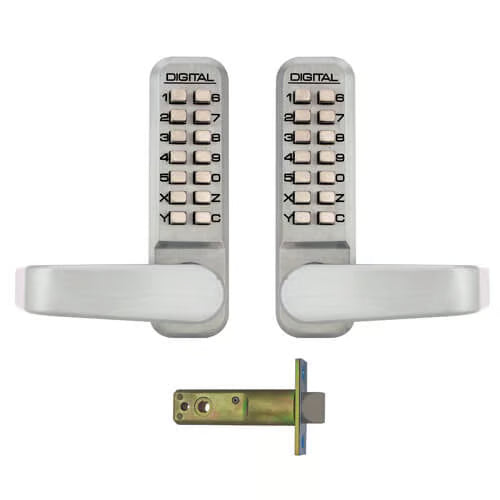 2835DS Tubular Mortice Latch Back to Back Lever Digital Lock with Free Passage