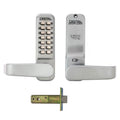 2835 Tubular Mortice Latch Lever Handle Digital Lock With Holdback and Free Passage