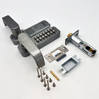 2835 Tubular Mortice Latch Lever Handle Digital Lock With Holdback and Free Passage