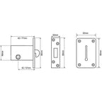 3000 Non Locking Mortice Hookbolt