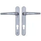 Classic Lever Lever UPVC Multipoint Door Handles - 92mm PZ Sprung 122mm Screw Centres