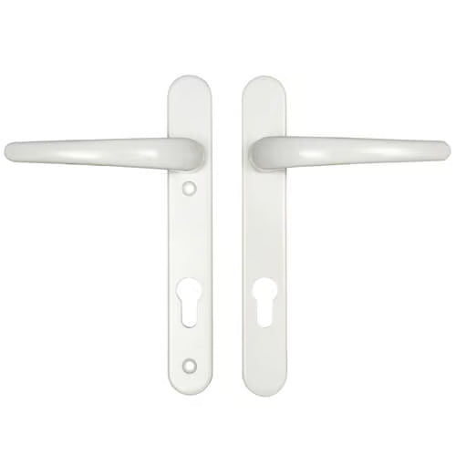 Classic Lever Lever UPVC Multipoint Door Handles - 92mm PZ Sprung 122mm Screw Centres