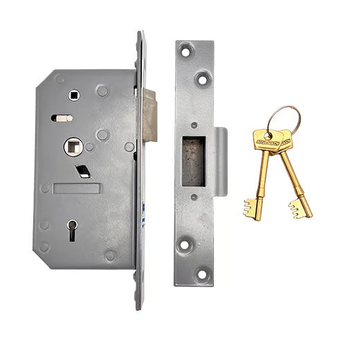 3R35X Egress Non British Standard 5 Lever Mortice Deadlocking Latch