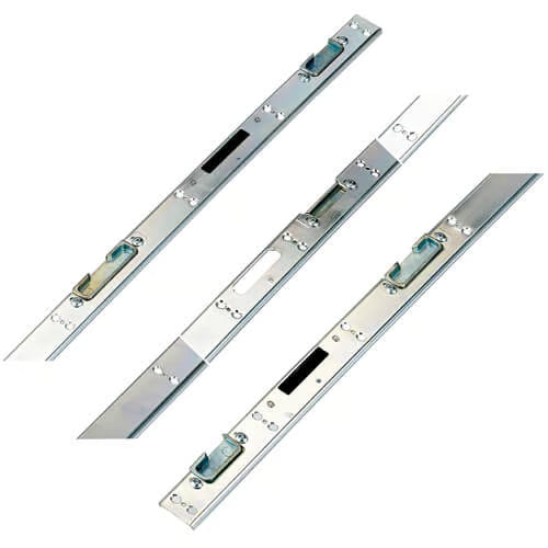 UPVC Latch Deadbolt Full Length Keep - 4 Rollers, 2 Hooks, 2 Anti-Lift Bolt