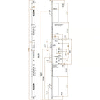 4923 Latch 3 Hookbolts Keywind Multipoint Door Lock