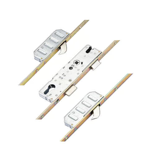 Cobra Latch Deadbolt 2 Hooks Lift Lever Split Spindle Multipoint Door Lock Short Version 1340mm
