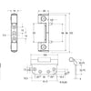 Haven Intelligent Strength Hinges for Composite or Timber (4R16 version)