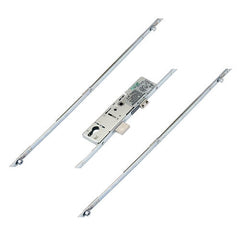Latch Deadbolt 2 Rollers 2 Mushrooms Split Spindle Multipoint Door Lock - Option 1 (top roller to spindle = 730mm)