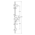 5345 French Door Kit for a pair of rebated timber doors
