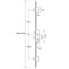 Latch 3 Deadbolts Split Spindle Multipoint Door Lock - Option 2 (top deadbolt to spindle = 680mm)
