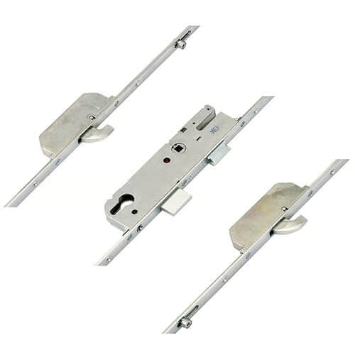 Europa Latch Deadbolt 2 Hooks 2 Outboard Rollers Lift Lever Multipoint Door Lock - Option 1