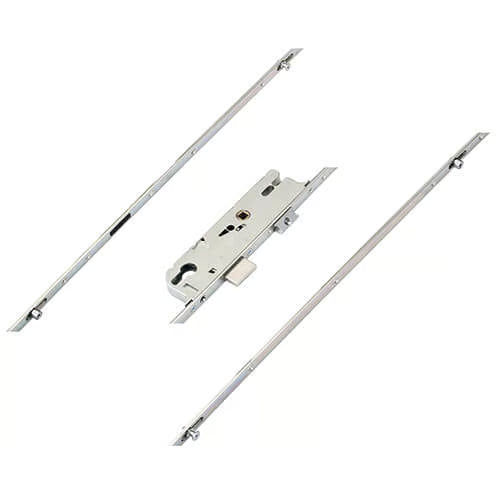 Europa Latch Deadbolt 2 Rollers 2 Mushrooms Split Spindle Multipoint Door Lock