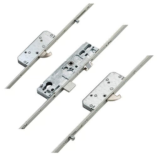 H650 Latch Deadbolt 2 Hooks 2 Mushrooms Lift Lever Multipoint Door Lock