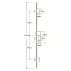 Secury A2 Latch 3 Deadbolts Auto Locking Multipoint Door Lock