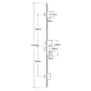 Secury A2 Latch 3 Deadbolts Auto Locking Multipoint Door Lock (top deadbolt to spindle = 800mm)