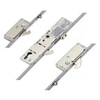 Latch Deadbolt 2 Hooks 2 Rollers Split Spindle Multipoint Door Lock - Option 2 (top hook to spindle = 730mm)
