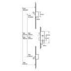6345 2 Hooks Timber and Composite Repair Multipoint Door Lock
