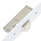 Latch Deadbolt 2 Hooks Split Spindle 44mm Flat White Faceplate Multipoint Door Lock