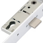 Latch Deadbolt 2 Hooks Split Spindle 44mm Flat White Faceplate Multipoint Door Lock