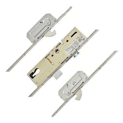 Invincible Latch Deadbolt 2 Hooks Split Spindle Multipoint Door Lock - Option 1 (top hook to spindle = 728mm)