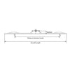 Inline Window Espag with 2 Tongue Hooks