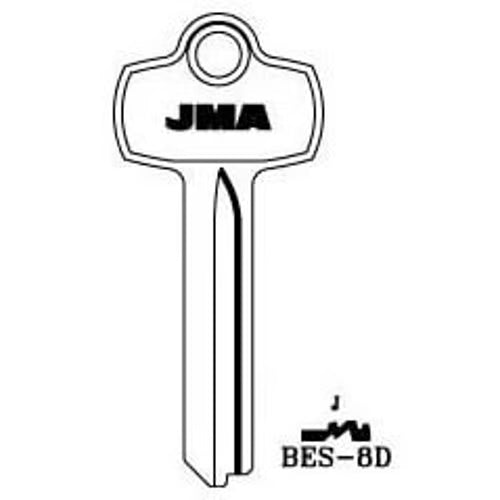 BES-8D Best J 7 Pin Cylinder Key Blank