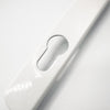 B&Q Lever Lever UPVC Multipoint Door Handles - 85mm PZ Sprung 195mm Screw Centres