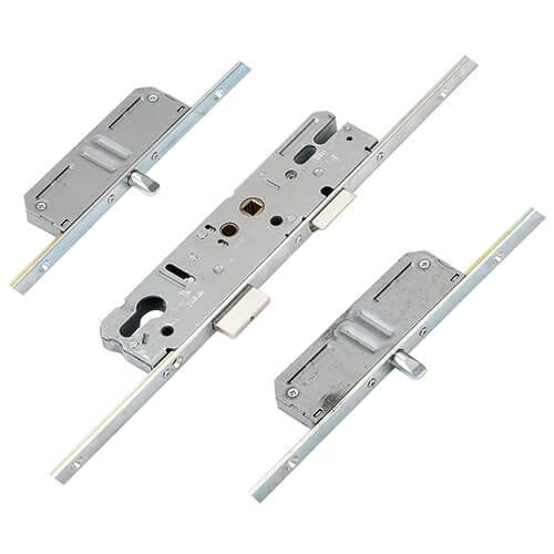 Latch Deadbolt 2 Pin Bolts Lift Lever Multipoint Door Lock