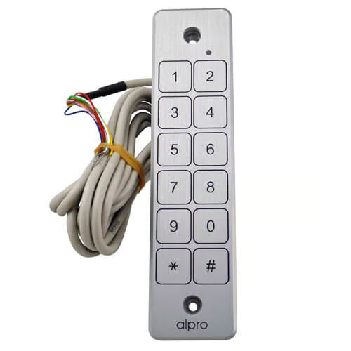 Weatherproof Narrow Touch Access Keypad