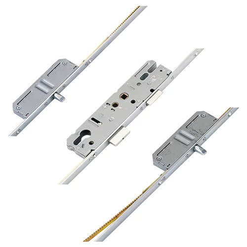 Latch Deadbolt 2 Pins Lift Lever Multipoint Door Lock - Shootbolt Compatible