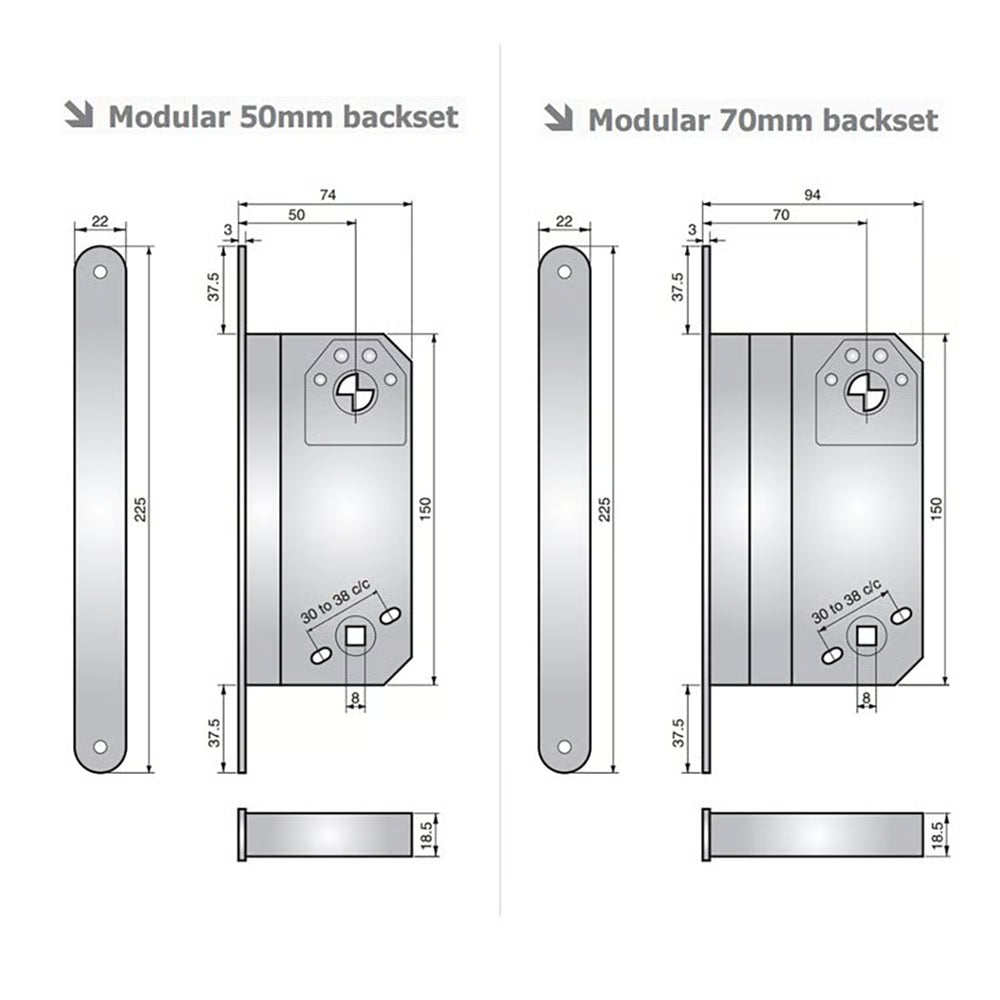Modular 765 Sashlock