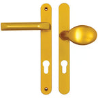 Asgard Lever Moveable Pad UPVC Multipoint Door Handles - 92mm/70mm PZ Unsprung 205mm Screw Centres