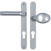 Asgard Lever Moveable Pad UPVC Multipoint Door Handles - 92mm/70mm PZ Unsprung 205mm Screw Centres