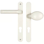 Asgard Lever Moveable Pad UPVC Multipoint Door Handles - 92mm/70mm PZ Unsprung 205mm Screw Centres