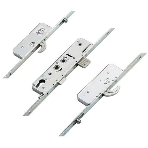 Latch Deadbolt 2 Hooks 2 Rollers Double Spindle Multipoint Door Lock