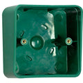 Green Plastic Shrouded Back Box