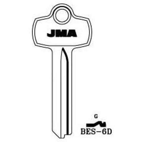BES-6D Best G Cylinder Key Blank