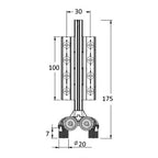 for Reynaers CF68 Bi-Fold Doors Bottom Roller