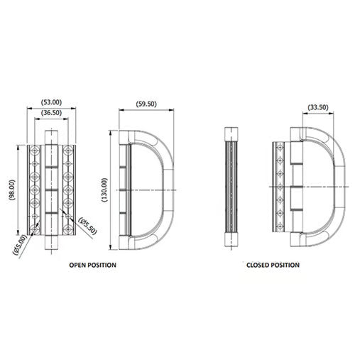 Hinge with Pull Handle