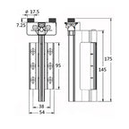 for Sheerline Aluminium Bi-Fold Doors Top Guide