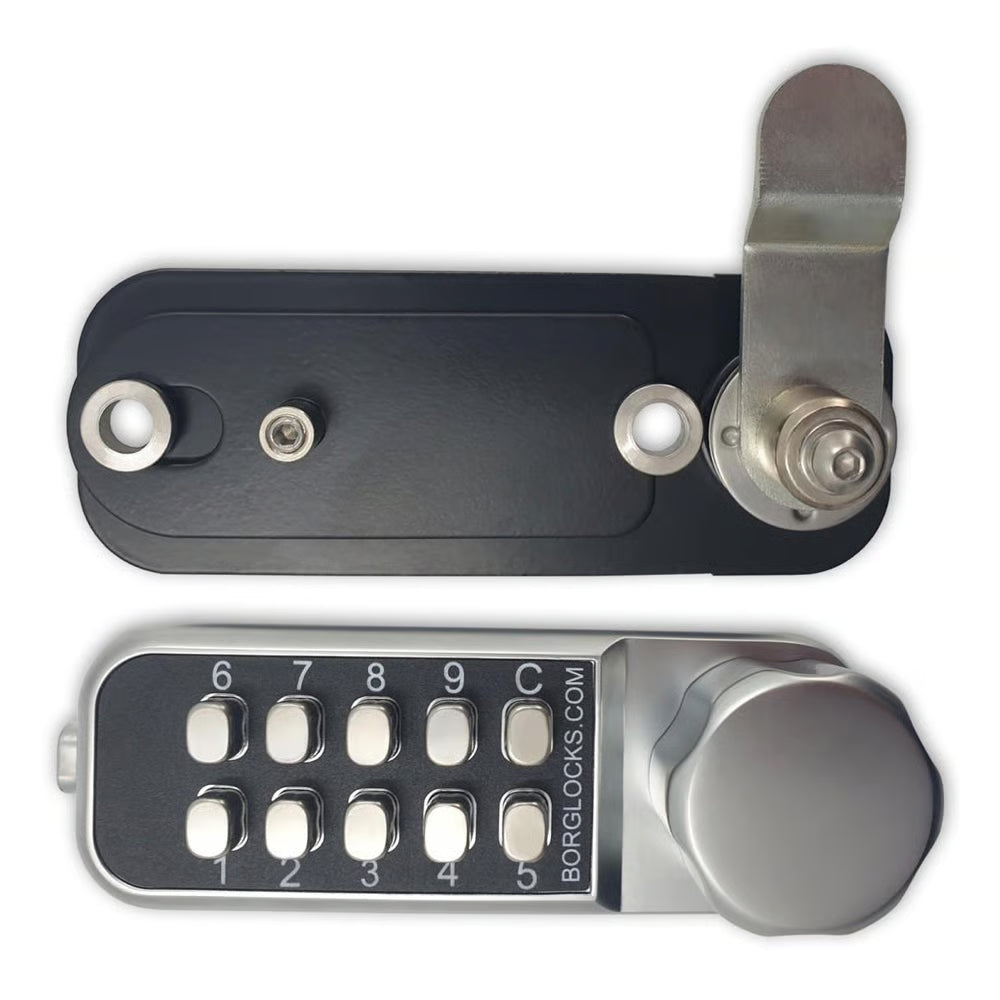 BL1516 SC Horizontal Digital Camlock Satin Chrome