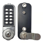BL1706 SC Digital Camlock with Key Override Satin Chrome