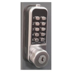 BL1706 SC Digital Camlock with Key Override Satin Chrome