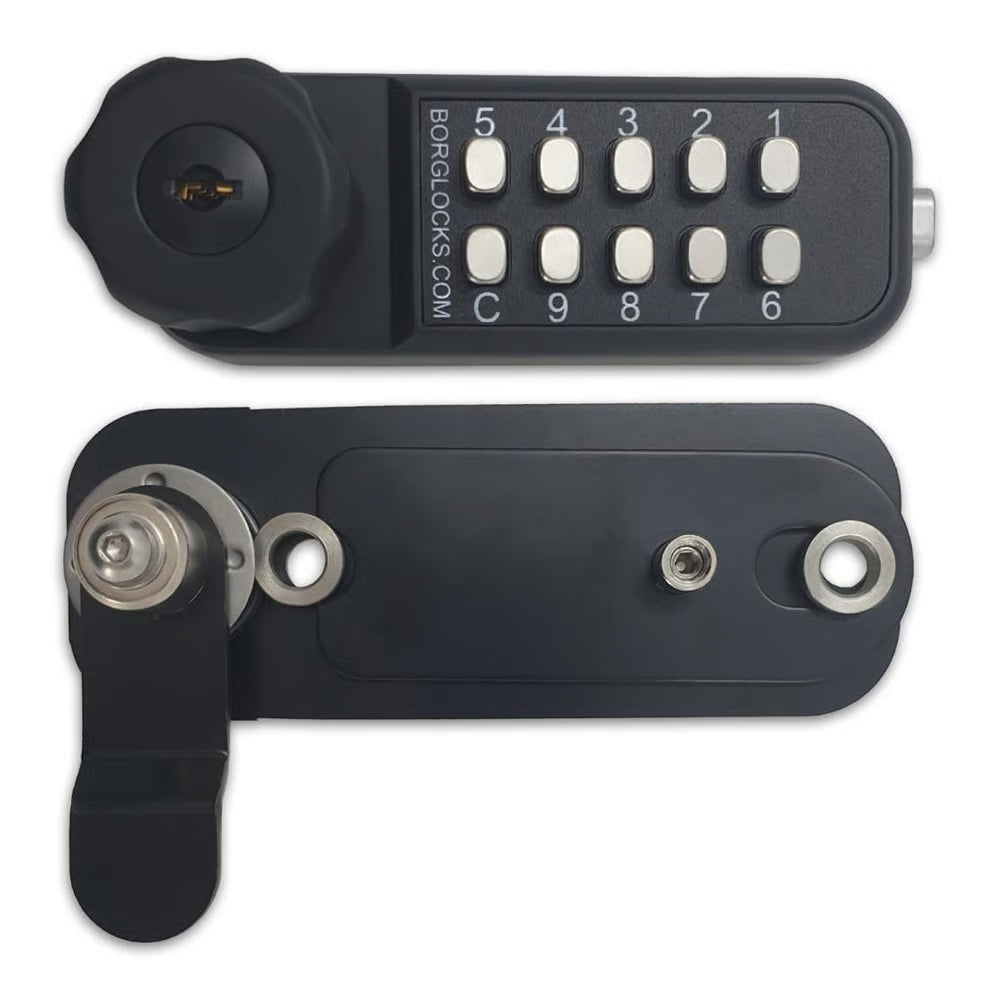 BL1716 MG Horizontal Digital Camlock with Key Override Marine Grade