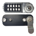 BL1716 SC Horizontal Digital Camlock with Key Override Satin Chrome