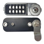 BL1716 SC Horizontal Digital Camlock with Key Override Satin Chrome