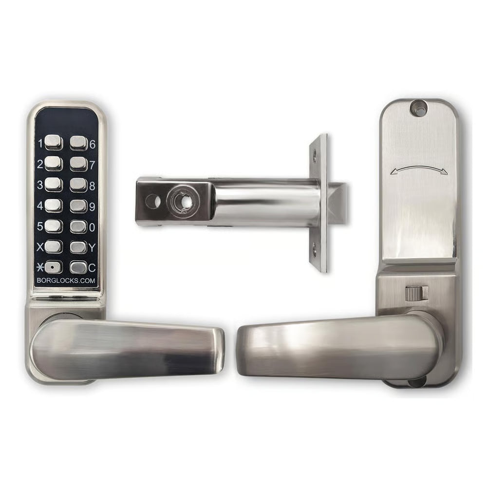 BL2401 ECP Easicode Pro Tubular Latch Digital Lock with Lever Handle & Holdback
