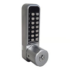 BL2702 ECP Easicode Pro Aluminium Latch Back To Back Digital Lock with Knob Turn, Holdback & Key Override Marine Grade